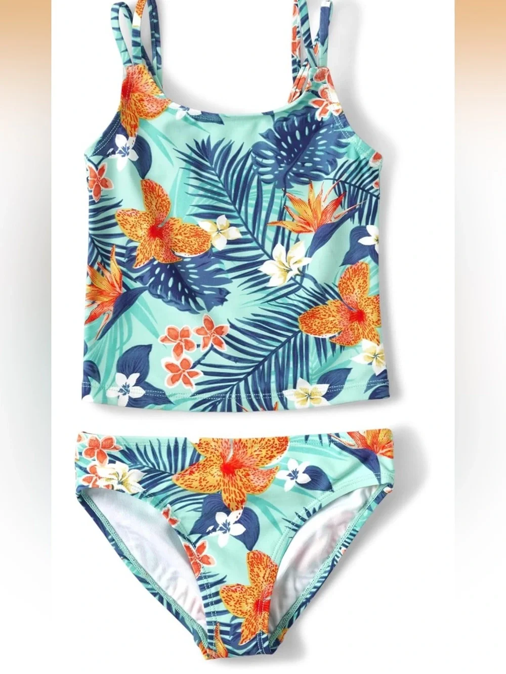 The Children's Place Girls 2-Piece Tankini Swimsuit 14-1122-8